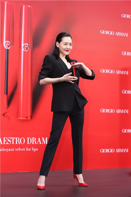 小S出席Giorgio Armani气势女王见面会