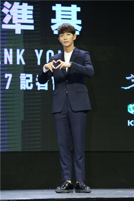 李准基来台记者会