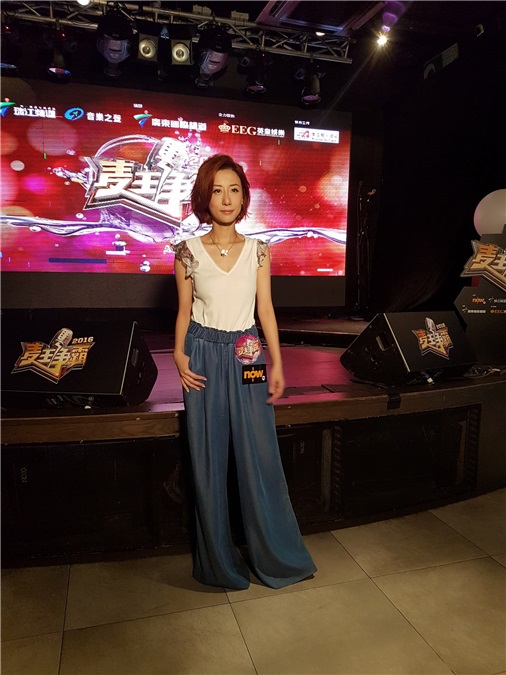 洪卓立、泳儿出席2016《麦王争霸》海选记者会