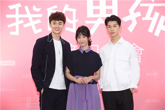林心如、张轩睿、高圣远、李李仁等出席戏剧《我的男孩》开镜记者会