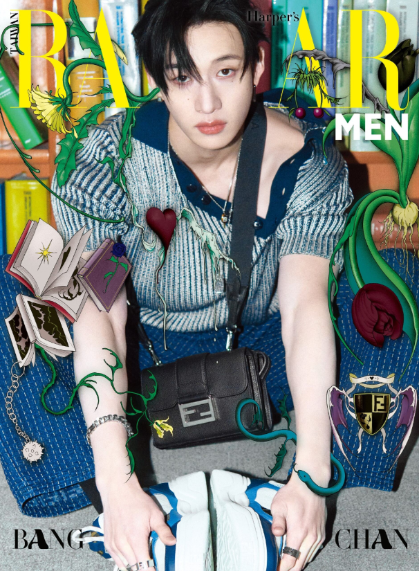 Harper’s BAZAAR Men封面之星 Stray Kids方灿 　　与成员们的友情更像是爱