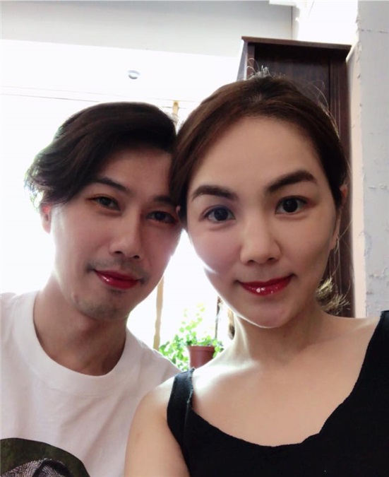 Ella脸书庆父亲节 老公呆萌样成亮点