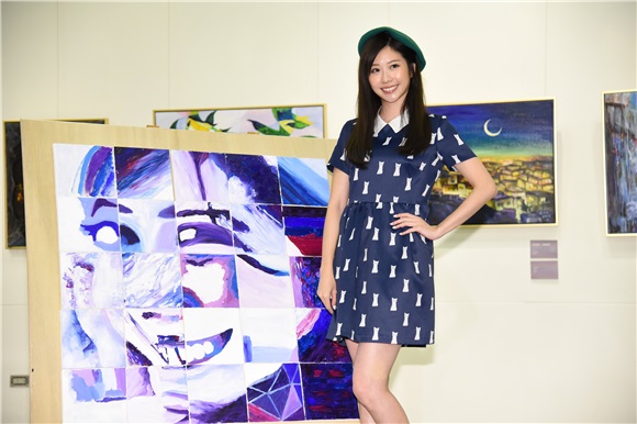 张景岚画作导览 郭书瑶现身站台