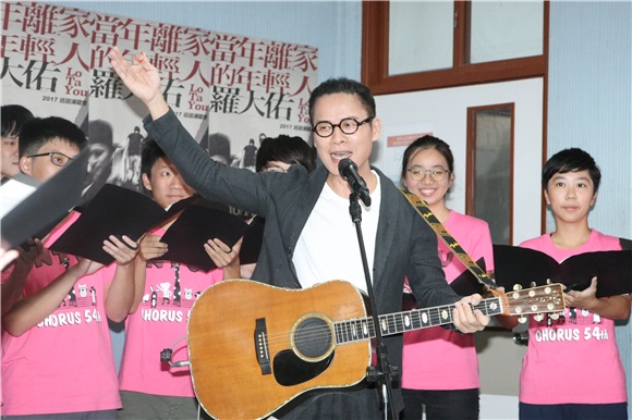 罗大佑为2017巡回演唱彩排