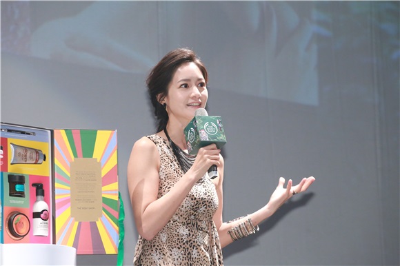 Janet谢怡芬《The Body Shop40周年》品牌发表会