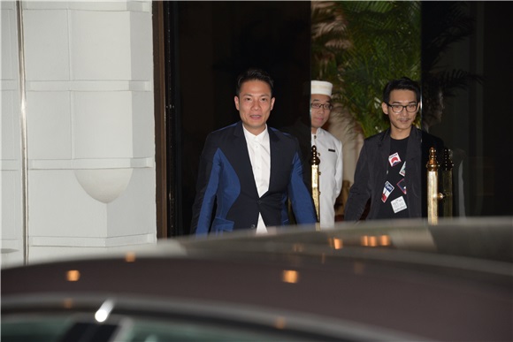 郭富城婚宴结束 张智霖、袁咏仪及邱淑贞等相继离开