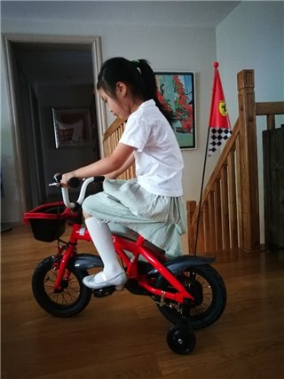 朱旭东先生爱女和小童车