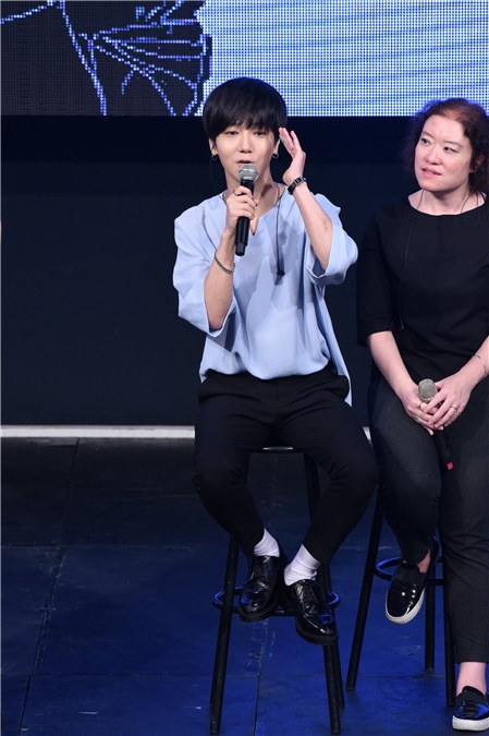 韩团SUPER JUNIOR成员艺声来台出席宣传专辑活动