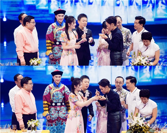 谢娜带病亮相《魅力中国城》 为家乡德阳卖力助威