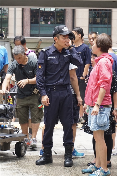 刘德华电影《拆弹专家》拍摄拆炸弹场面