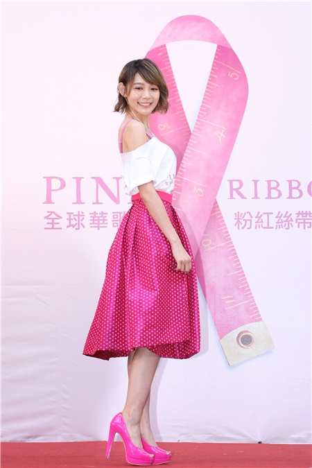 加藤侑纪 林明祯出席粉红丝带乳癌防治宣导活动