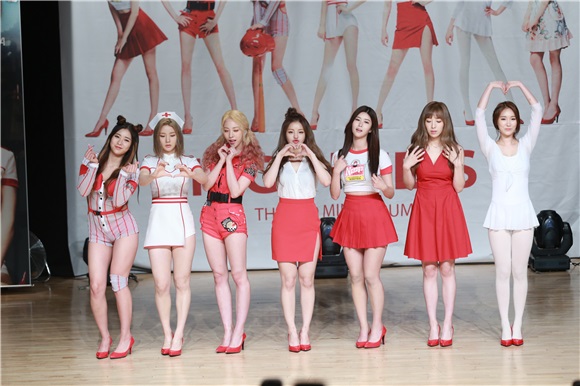 韩女团Brave Girls在首尔举行第3张迷你专辑《High Heels》Showcase