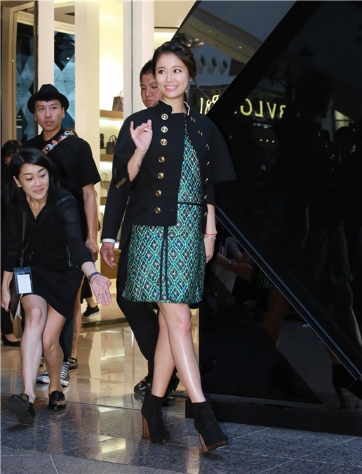 林心如婚後首度公开活动露面