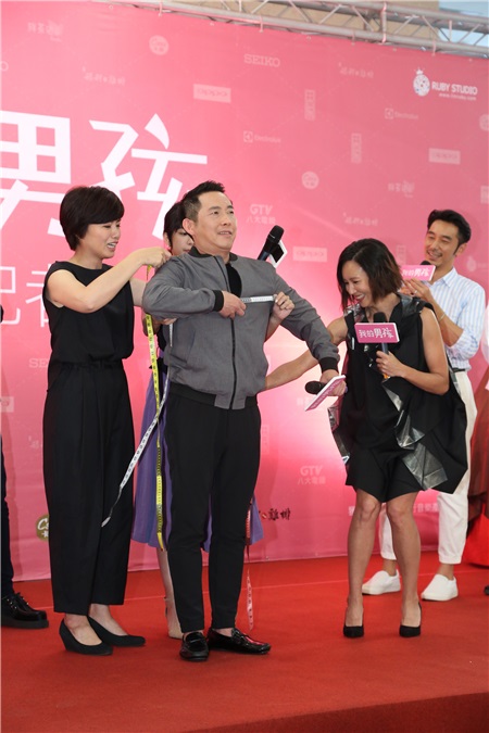 林心如、张轩睿、高圣远、李李仁等出席戏剧《我的男孩》开镜记者会