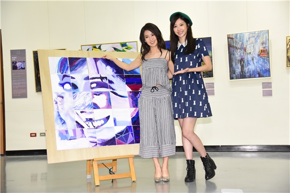 张景岚画作导览 郭书瑶现身站台