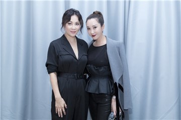 杜若溪与刘嘉玲合影