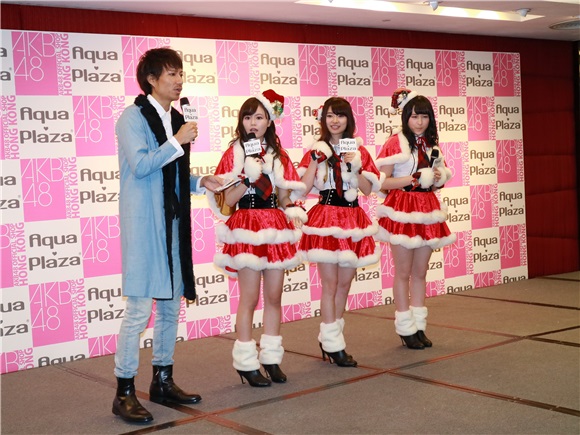 AK48成员武藤十梦、込山榛香、川本纱矢出席香港「粉丝见面会」