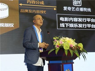 爱奇艺进阶副总裁杨向华做专题演讲