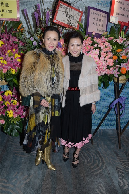 邝美云、佘诗曼、刘嘉玲等出席「餐厅开张」活动