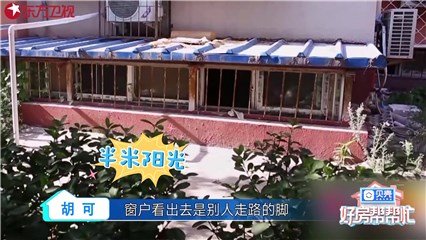 与胡可曾经的租住房类似的半米阳光窗户