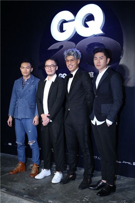 柯震东、陈柏霖、陈金锋出席《GQ年度风格男人》颁奖典礼