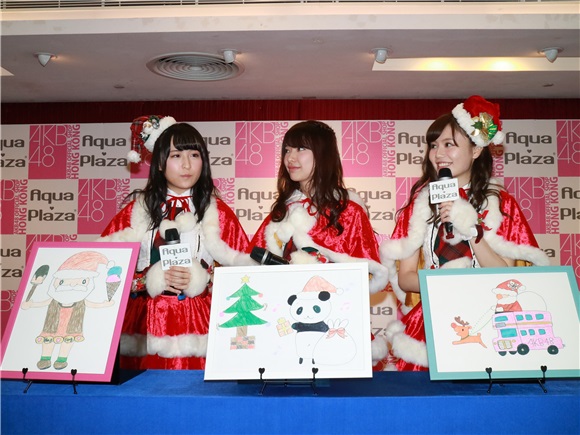 AK48成员武藤十梦、込山榛香、川本纱矢出席香港「粉丝见面会」