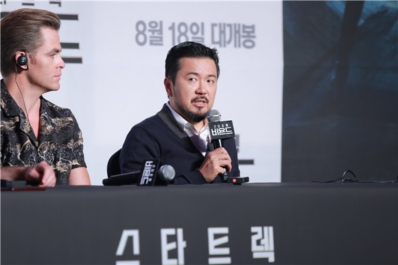 电影《星际迷航3:超越星辰》举行访韩记者招待会