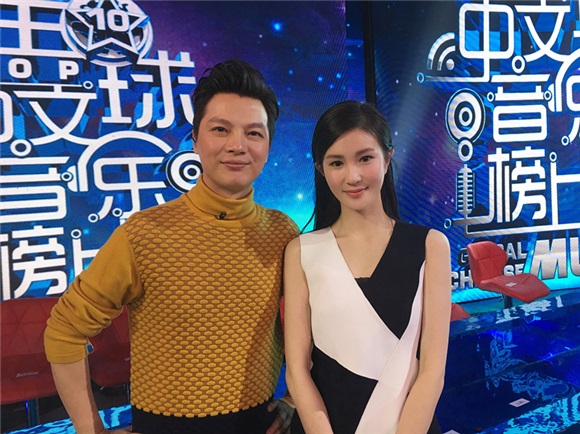 庆庆登陆央视 全球中文音乐榜上榜曼妙开唱