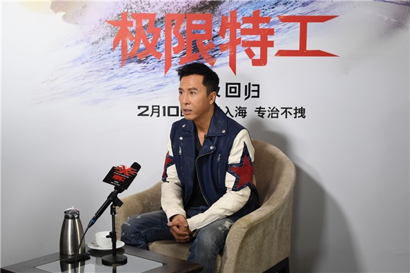 北京首映 甄子丹燃爆全场寸步难行