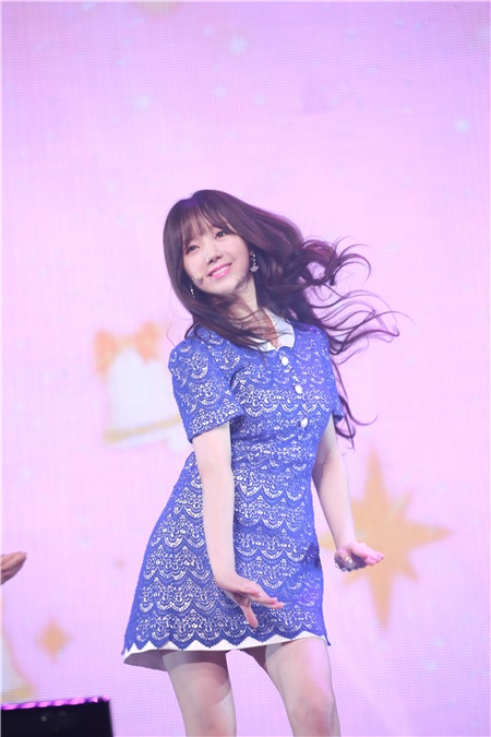 女团Lovelyz在首尔BLUE SQUARE举行了第四张迷你专辑《Fall in Lovelyz》媒体SHOW CASE