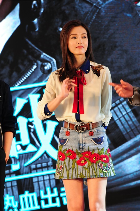 彭于晏、杨佑宁 现身《寒战2》上海记者会