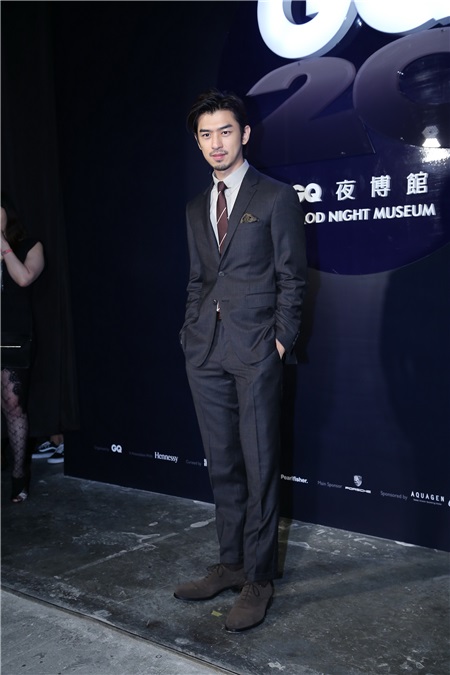 柯震东、陈柏霖、陈金锋出席《GQ年度风格男人》颁奖典礼