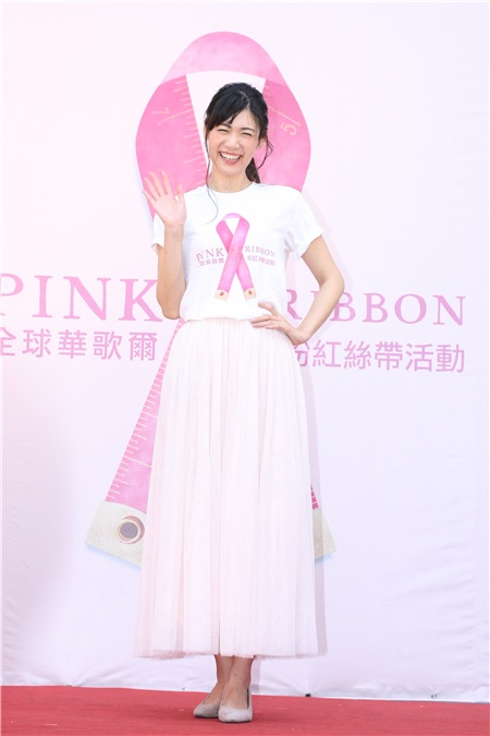 加藤侑纪 林明祯出席粉红丝带乳癌防治宣导活动