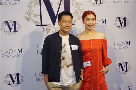杨千嬅、周汶錡及黄佩霞出席甜品店开幕活动