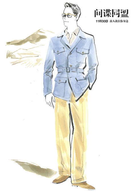 《间谍同盟》服装设计师获「奥斯卡风向标」提名 掀时尚复古潮