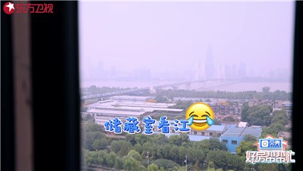 “帮女郎”队房子只能在过道和住户共用的贮藏室窗边看江景