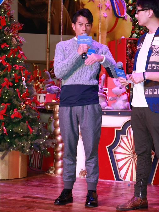 郭富城出席《分享愿望的喜乐2016》 圣诞义卖筹款活动开幕礼