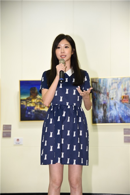 张景岚画作导览 郭书瑶现身站台
