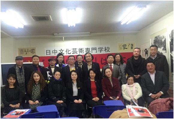 戴文胜率《华人好春晚》代表团到日本进行文化交流