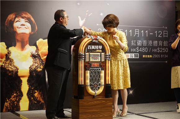 蔡琴出席演唱记者会