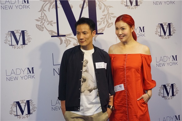 杨千嬅、周汶錡及黄佩霞出席甜品店开幕活动