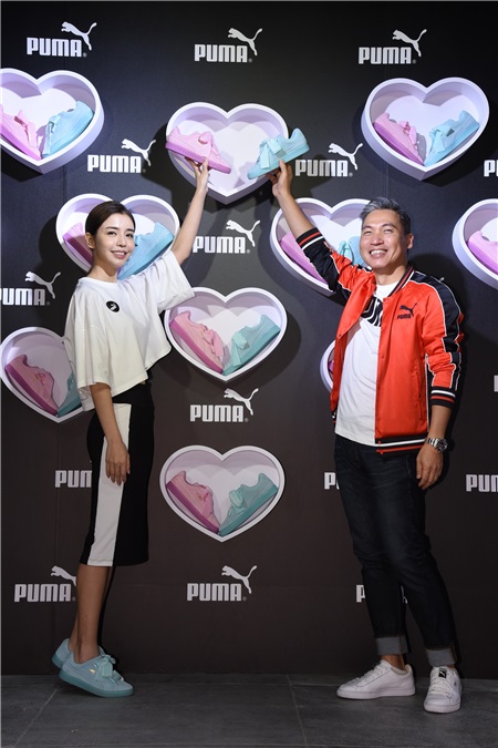 李毓芬出席运动品牌旗舰店开幕活动