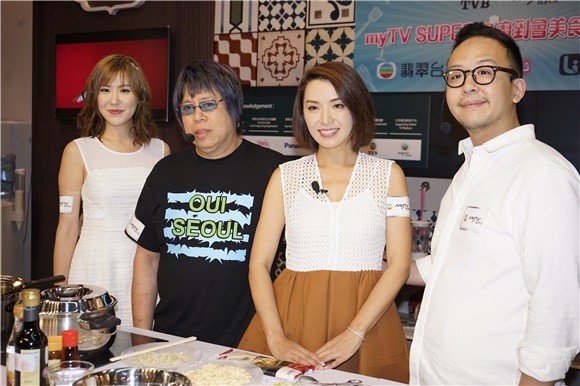 陈炜出席由无綫电视制作的新节目「炜哥的味道」