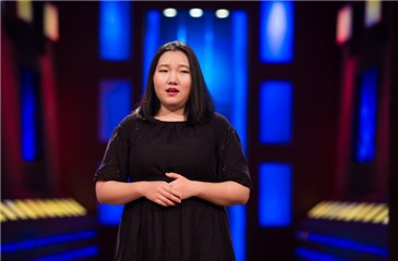 杨慧自信满满向大佬介绍“微愿”
