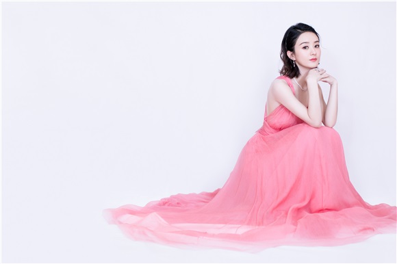 《西游记女儿国》全球首映礼人气爆棚 赵丽颖穿粉色礼裙春意满满