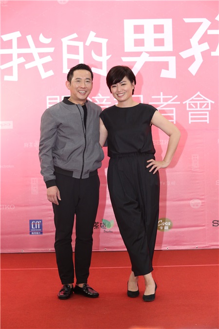 林心如、张轩睿、高圣远、李李仁等出席戏剧《我的男孩》开镜记者会