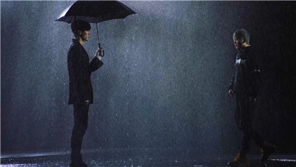 《骤雨 Trouble》MV拍摄 陈骁张朋被雨狂浇两小时