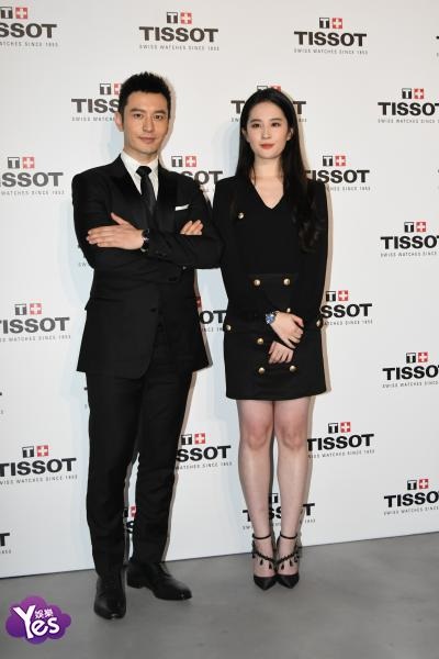 〈Yes 上海现场〉黄晓明刘亦菲共同出席活动 利落黑色装扮帅气满屏