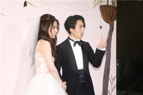 林宥嘉、丁文琪台北婚宴 众好友出席
