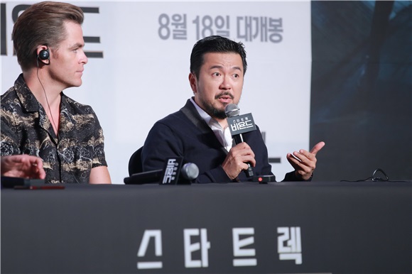 电影《星际迷航3:超越星辰》举行访韩记者招待会